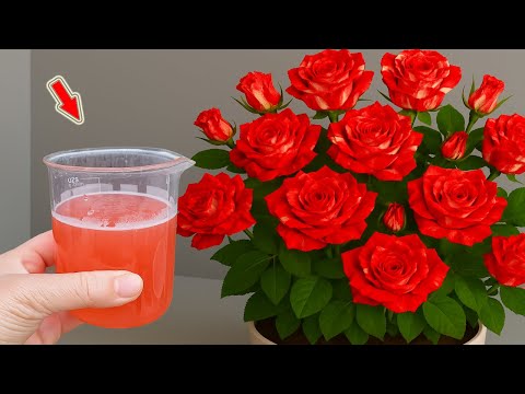 Видео: Всего 1 стакан! Ветки роз укоренятся и расцветут на 900% чаще!