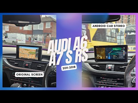 Видео: Как снять радиоприемник Audi A6 A7 S RS Android Car Stereo Fitting Install 2011-2018