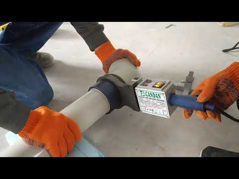 Видео: Пайка полипропиленовых труб большого диаметра.