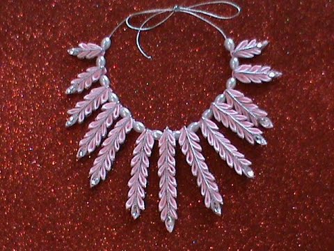 Видео: DIY/МК/ Как сделать ожерелье из двухцветных острых лепестков канзаши для наших модниц