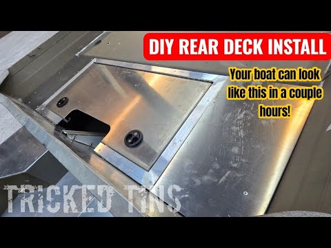 Видео: Как построить заднюю палубу для джонбота. Простые пошаговые инструкции для профессиональной устан...