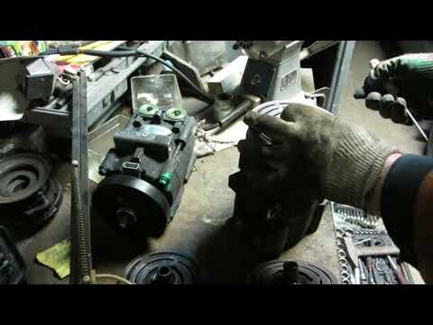 Видео: Сломался шкив кондиционера форд мондео 3. Меняем подшипник шкива.