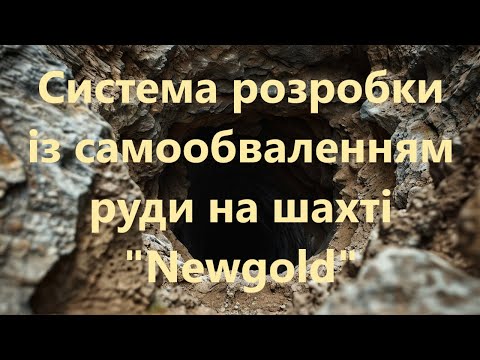 Видео: Система розробки із самообваленням руди на шахті "Newgold"
