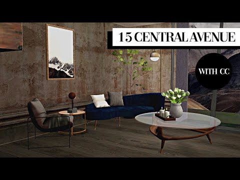 Видео: 15 Central Avenue | The Sims 2 Speed Build CC | Строительство Симс 2