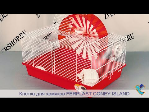 Видео: Клетка Coney Island для хомяков Ferplast