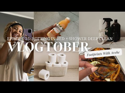 Видео: #Vlogtober Эпизод 25: Давайте почистим мой душ | Много болтовни