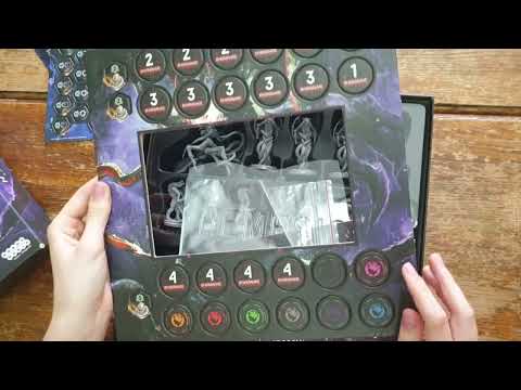 Видео: Unboxing #7 [Настольная игра: "Немезида": дополнение "Кошмары"]