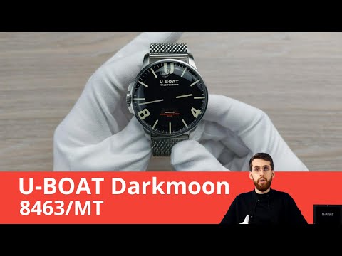 Видео: Часы с маслом внутри / U-BOAT Darkmoon 8463/MT