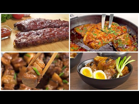Видео: Весь секрет в соевом соусе - СВИНИНА получится сочной и нежной. 4 лучших рецепта от Всегда Вкусно!