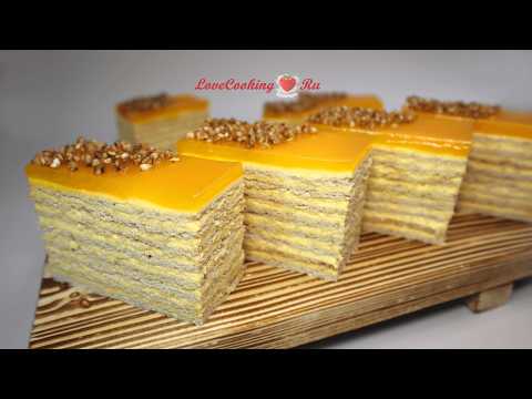 Видео: Гречневый медовик с облепихой | LoveCookingRu