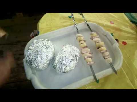 Видео: УТКА НА МАНГАЛЕ. ЧЕРКИ С ОВОЩАМИ!