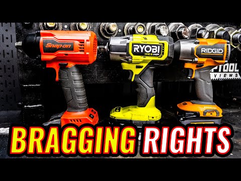 Видео: Snap On, RYOBI HP и RIDGID: сравнение ударных гайковертов со средним крутящим моментом [CT9015, P...