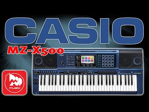 Видео: Синтезатор CASIO MZ-X500 (Новинка 2016 года, профессиональная модель)