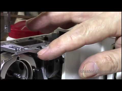 Видео: Brother VX 2080. Зубья не протягивают материал. Видео №457.