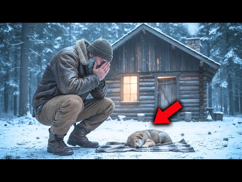 Видео: Волчонок Спал У Дома Мужчины Каждую Ночь – Когда Он Узнал Почему, Он Заплакал