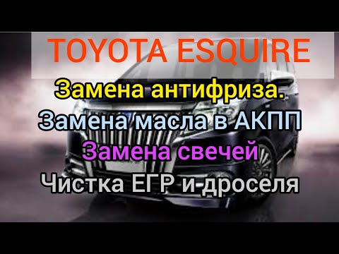 Видео: TOYOTA ESQUIRE ПОЛНОЕ ТЕХНИЧЕСКОЕ ОБСЛУЖИВАНИЕ ПЕРЕД ЗИМОЙ