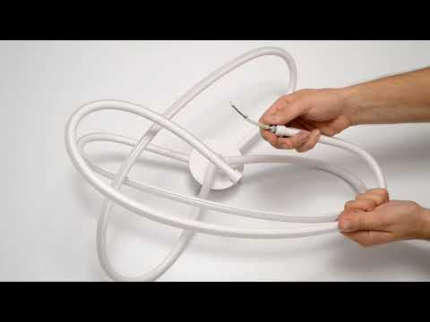 Видео: Інструкція зі збирання світлодіодного світильника LUMINARIA LIANA MONO 60W