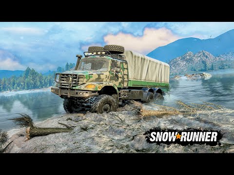Видео: ДОСТАВКА ГРУЗОВ НА MERCEDES BENZ ZETROS! SNOWRUNNER С МОДАМИ!
