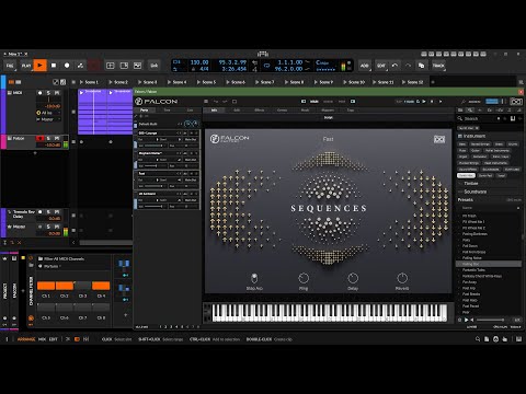 Видео: FALCON - Шаблон для лайва в Bitwig 6.6 Стрим @TuriaArt 12.11.2025