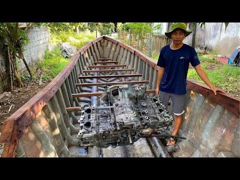 Видео: Мужчина нашёл заброшенную лодку и восстановил её как новую | От начала до конца ‪@Nasatchannel‬