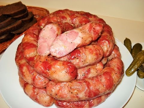 Видео: ДОМАШНЯЯ КОЛБАСА  Деревенская из свинины. Лучший рецепт. Homemade Sausage