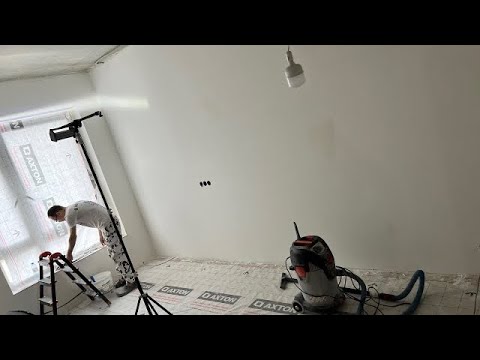 Видео: Обеспыливание стен перед окраской.