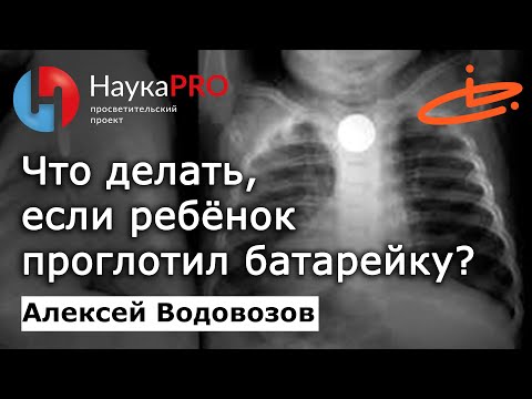 Видео: Что делать, если ребёнок проглотил батарейку – Алексей Водовозов | Лекции по медицине | Научпоп