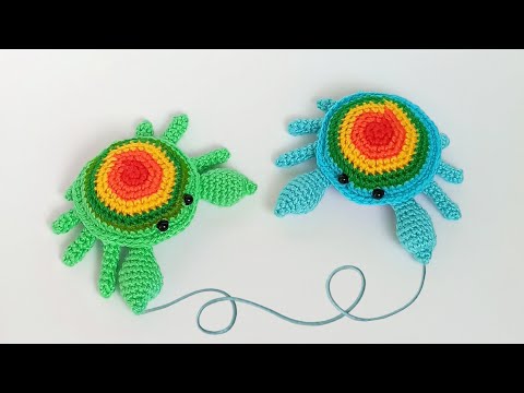 Видео: Легко и просто💥Как вязать маленького КРАБА крючком💥Игрушка амигуруми💥