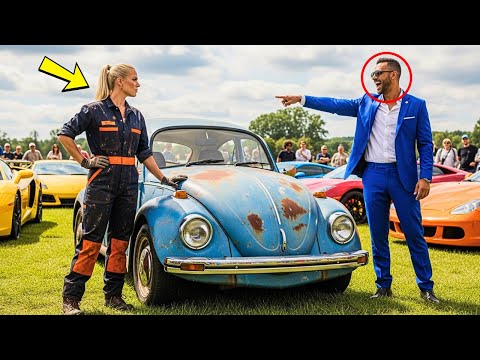 Видео: «ЭТО НЕ СТОИТ И РЕАЛА!» — Смех стих, когда она открыла капот старого Жука.