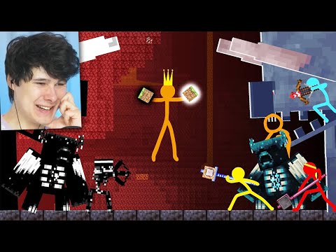 Видео: АНИМАЦИЯ ПРОТИВ МАЙНКРАФТ 28 РЕЙД - Animation vs. Minecraft - Реакция на Alan Becker