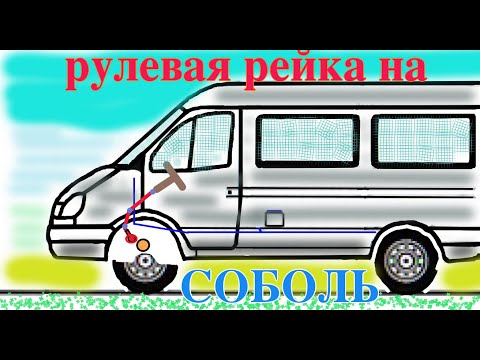 Видео: Установка рулевой рейки на соболь.