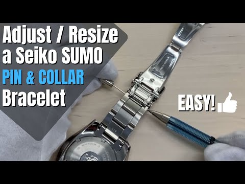 Видео: Как укоротить браслет-ошейник Seiko Sumo или Monster!