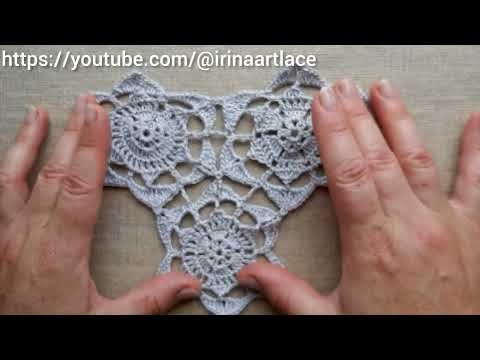 Видео: 💥 Цветочный мотив крючком Вязание из мотивов