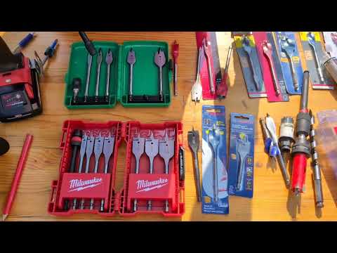 Видео: Тест перьевых сверл Diablo & Milwaukee & Dewalt & Bosch