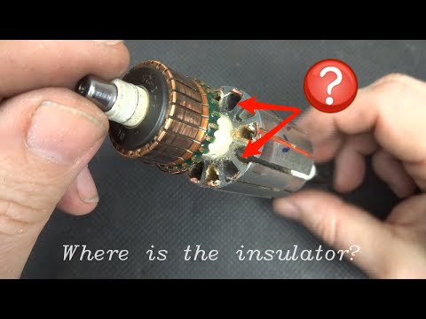Видео: Куда пропала изоляция? Ударная дрель Hammer UDD950A - перемотка якоря