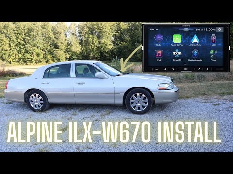 Видео: Установка Alpine ILX-W670 в Lincoln Town Car | Полное руководство + звуковой тест!