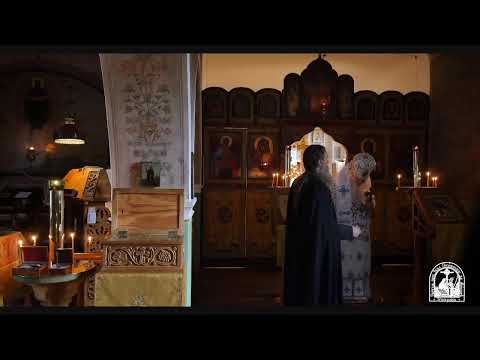 Видео: Полунощница, утреня, часы и Литургия, 14-я седмица по Пятидесятнице, суббота.