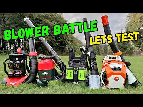 Видео: Мы протестировали 4 ранцевых воздуходувки для уборки листьев, и вот что произошло!