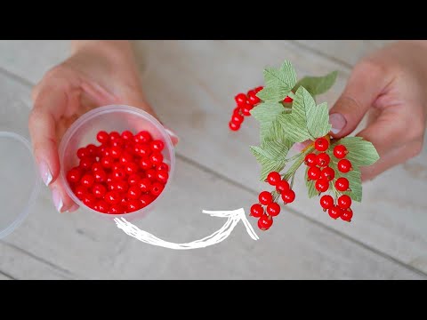 Видео: Making red CURRANT / Делаем красную СМОРОДИНУ ( ПАРЕЧКУ ) / DIY TSVORIC