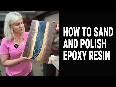 Видео: Как профессионально шлифовать и полировать эпоксидную смолу, экономя при этом время!