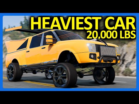 Видео: Я построил САМУЮ ТЯЖЕЛУЮ машину в BeamNG...