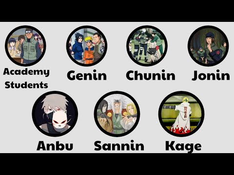 Видео: Все ранги ниндзя в Наруто объяснены за 18 минут!
