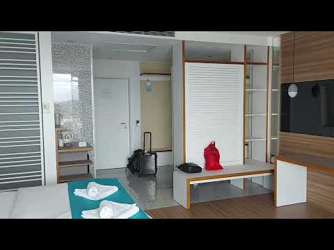 Видео: Carine Hotel Kumbor 4*. MONTENEGRO. Черногория, Тиват, Herceg Novi. Обзор номера.