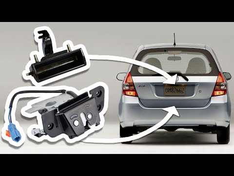 Видео: Как починить/отремонтировать ручку и защёлку задней двери: Honda Fit/Jazz 2007 2008