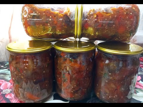 Видео: 143.Супер вкусная КОРЕЙСКАЯ закуска из БАКЛАЖАНОВ на зиму!Яркая,сочная и лёгкая в приготовлении!