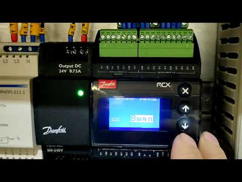 Видео: danfoss mcx 06d. контролер данфос обзор, настройка, режим работы насосной станции, аварии и прочее.