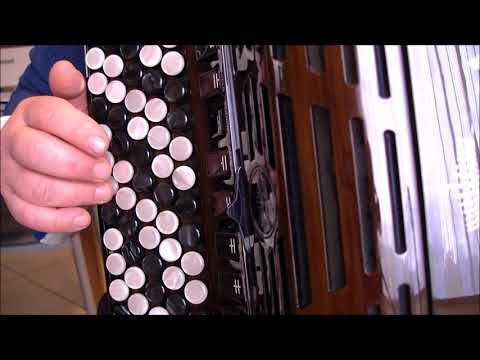 Видео: Разбор на баяне - БЕЛЫМ СНЕГОМ  с текстом