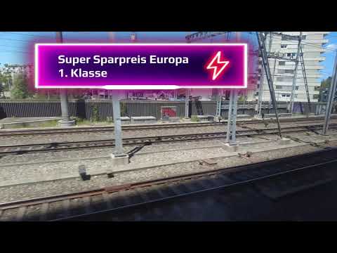 Видео: Еду в первом классе и смотрю в окно на ж/д инфраструктуру и красоты Швейцарии