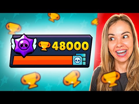 Видео: 48000 КУБКОВ!😱🏆 ПУШ НОВИЧКА В БРАВЛ СТАРС