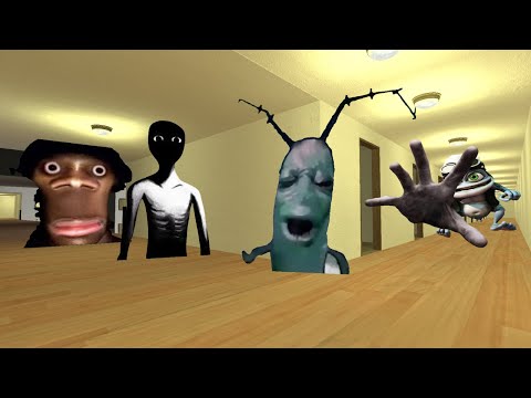Видео: CRAZY FROG PLANKTON ПРИВЕТ, МЕНЯ ЗОВУТ АУУУХ, И ВСЕ БОТЫ В ОТЕЛЕ #gmod #nextbots